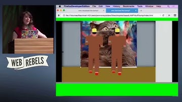 Who Visualized the Bomp? by Jenn Schiffer at Web Rebels 2015