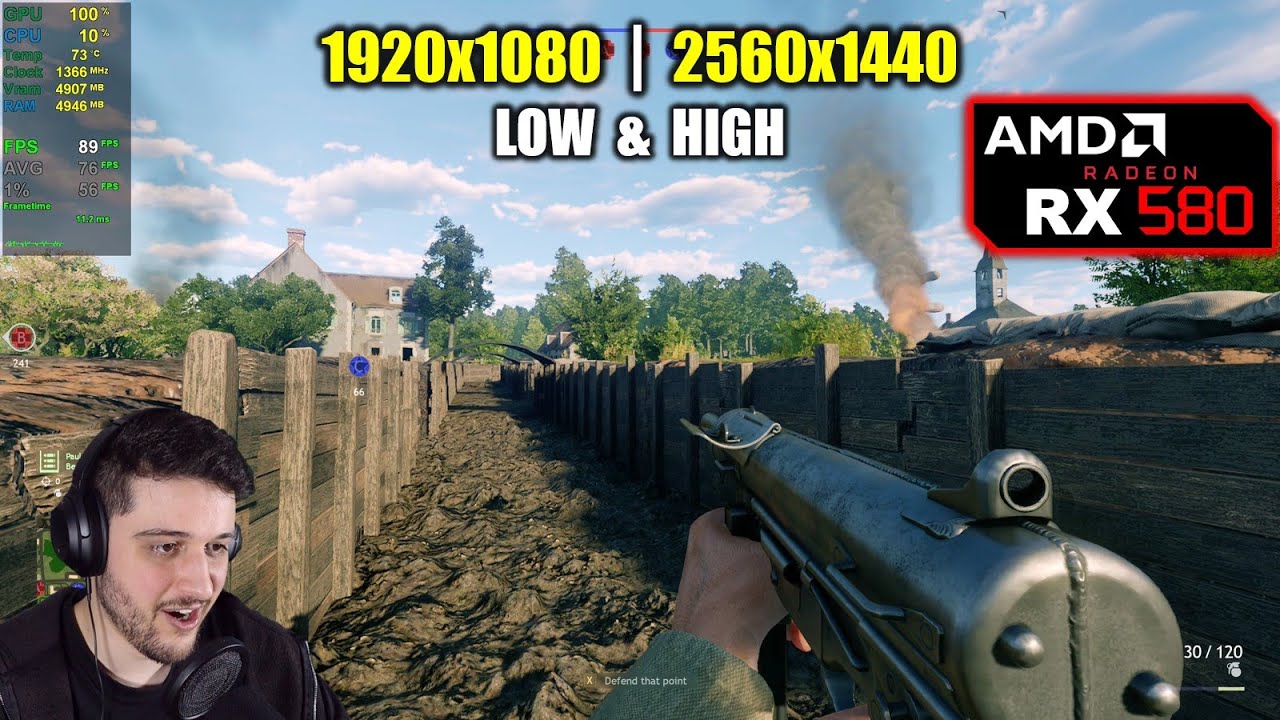 RX 580 | Enlisted (BETA) - 1080p, 1440p - Medium & Ultra