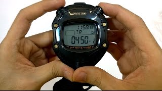 CASIO STOPWATCH HS-80WT UNBOXING 1080P