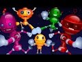 Nursery Rhymes By Kids Baby Club - Five Little Robots Jumping On The Bed | Nursery Rhymes For Kids