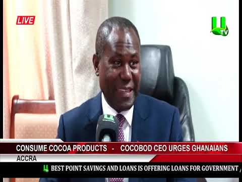 utv ghana frequency on multi tv Consume cocoa products - COCOBOD CEO urges Ghanaians