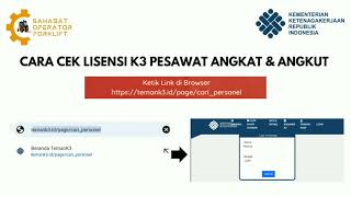 OPERATOR FORKLIFT WAJIB TAHU !!! CEK LISENSI MU TERDAFTAR ATAU TIDAK  ASLI ATAU PALSU 