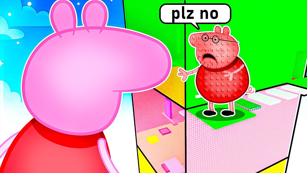 Trolling Daddy Pig With ADMIN COMMANDS in Roblox Camo Tower!