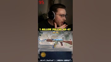 ohnePixel reacts to 1 million dollar ak-47 StatTrak FN Blue gem pattern 661 #ohnepixel #cs2 #csgo