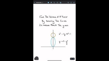 Finding The Volume of Revolution About The y-axis | A Level Further Maths Revision #maths #alevel