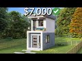 (3x6 Meters) Tiny House Design | Small 1 Bedroom House