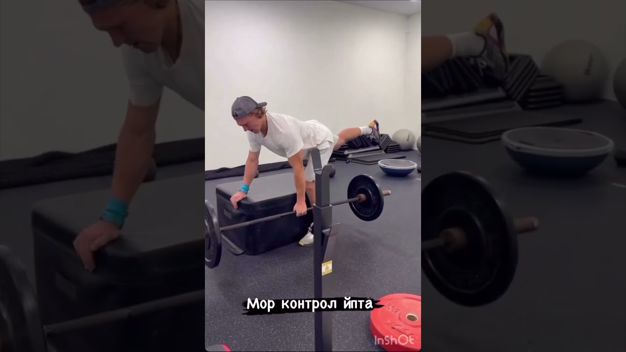 Kirill Kaprizov and Mats Zuccarello weight lifting pt. 1