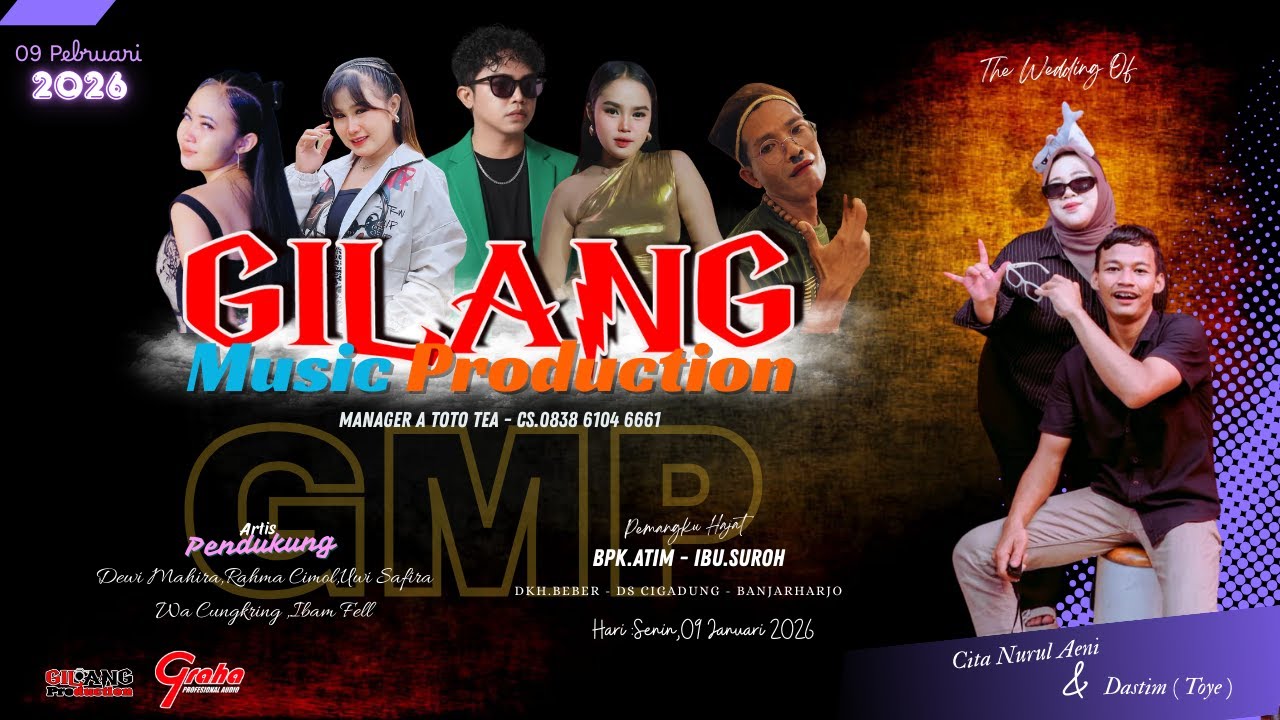 LIVE ORGAN DANGDUT GILANG MUSIC PRO // DKH BEBER,SENIN 09 PEBRUARI 2026