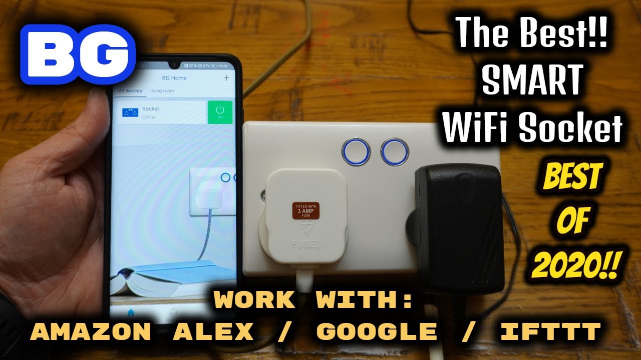 Alexa Google WiFi Smart Socket Outlet - Birddog Lighting