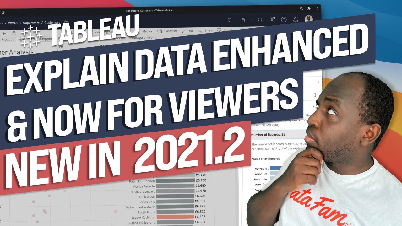 Explain data for viewers & new enhancements: New in Tableau 2021.2 ...