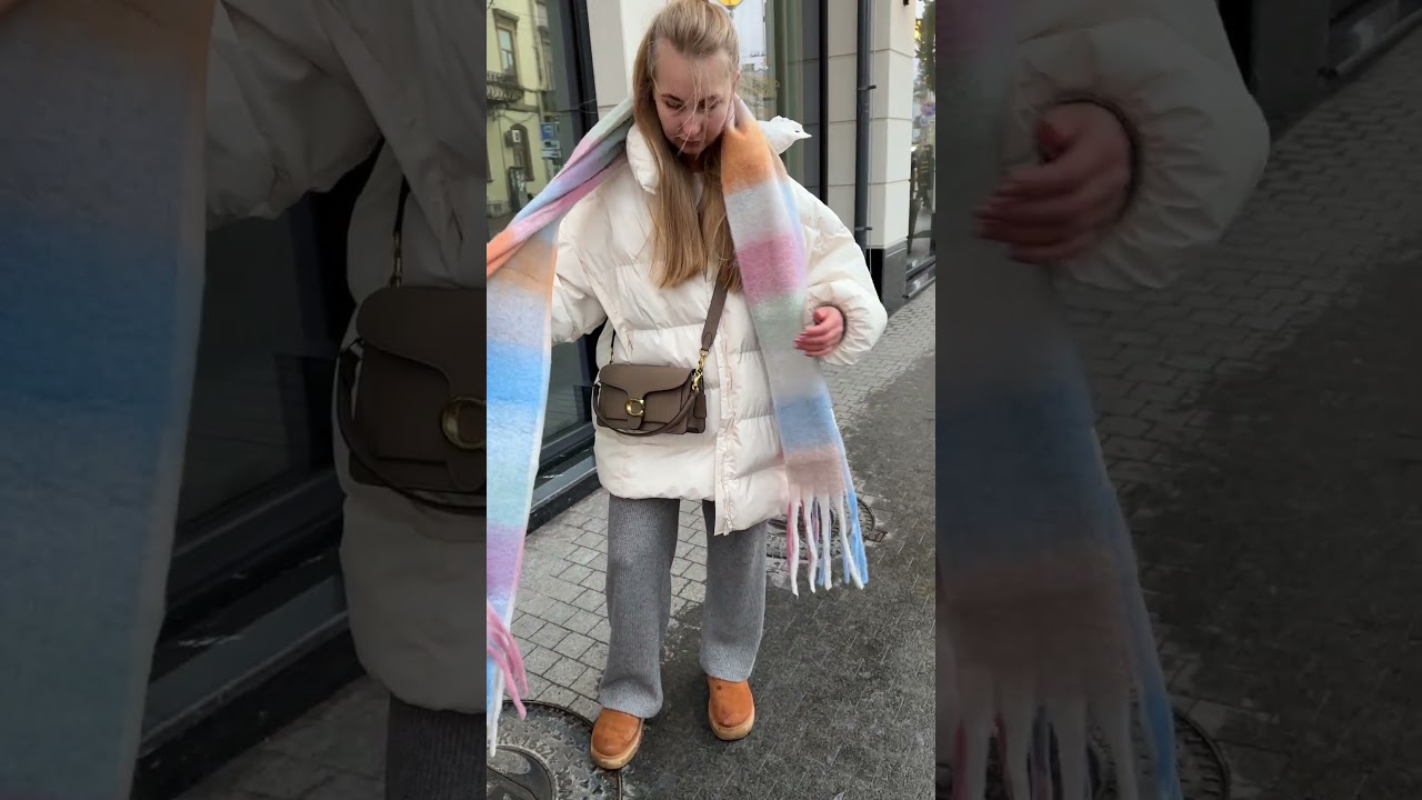 Шарф Acne Studio Mohair Checked Scarf Fuchsia lilac pink ⏩️