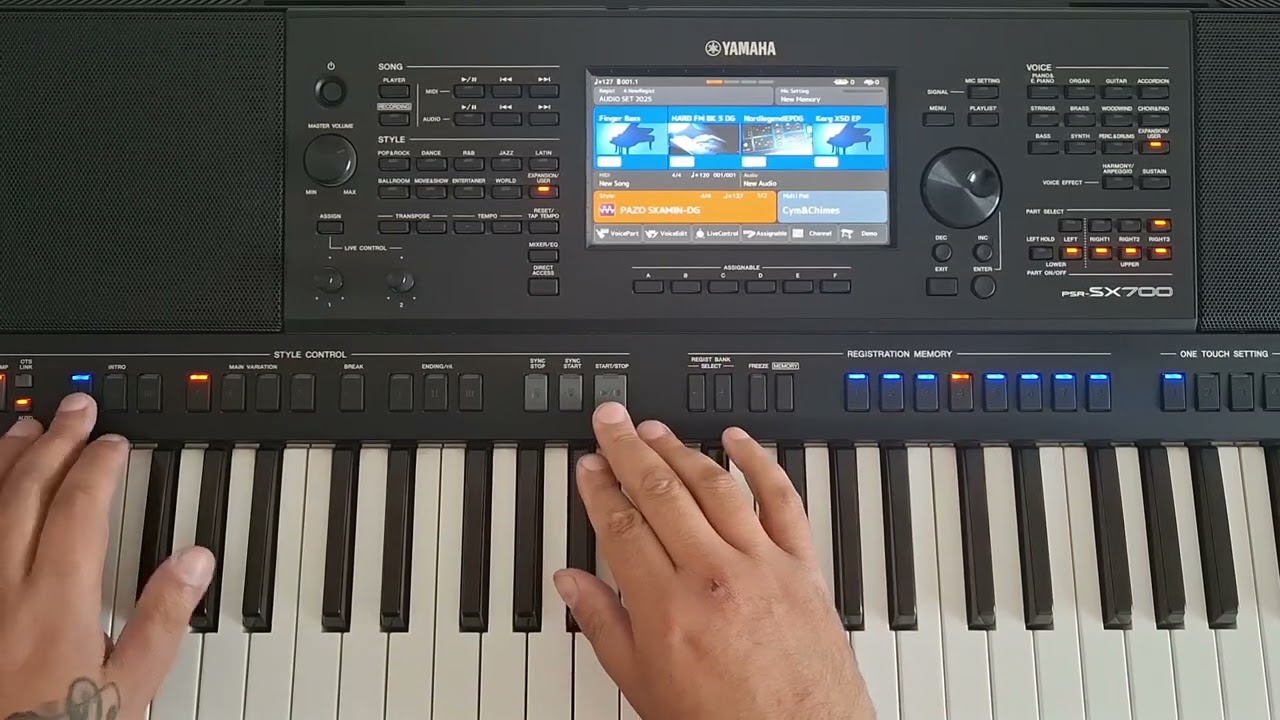 YAMAHA PSR SX 700 - DG AUDIO SET 🎹🎹🎹