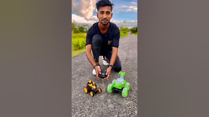 Remote control stunt car testing🔥