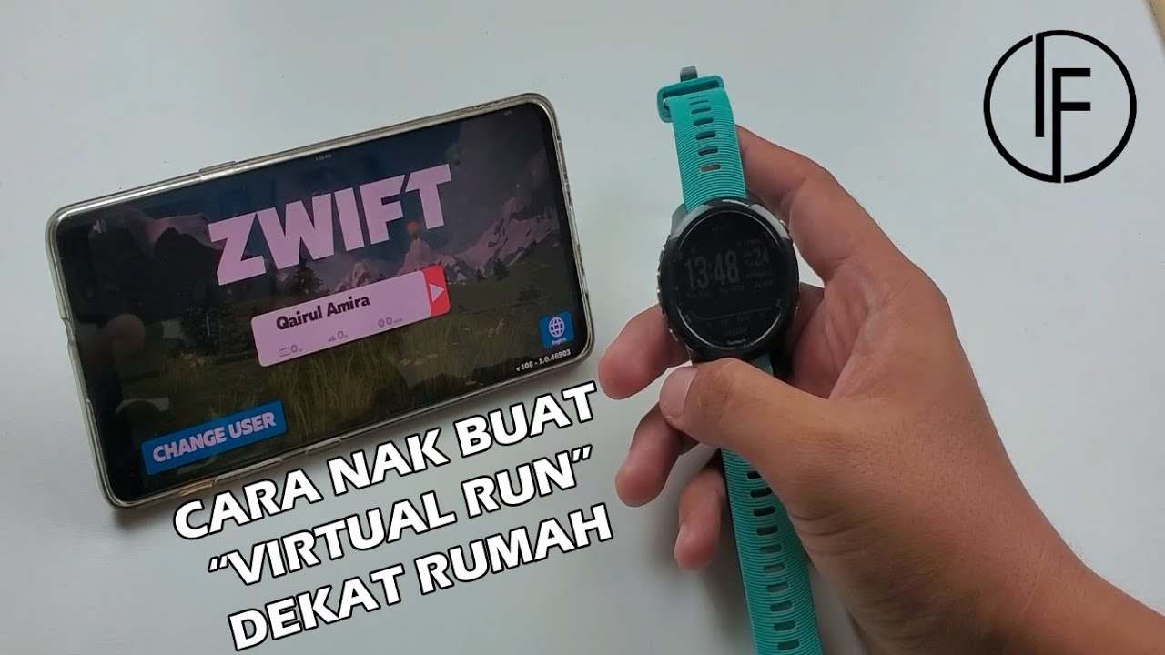 Cara-cara nak buat Virtual Run di rumah dengan Zwift + Forerunner 245/945 -  YouTube