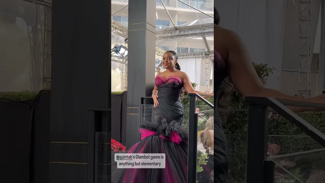 Quinta Brunson at the 80th Annual Golden Globes. 