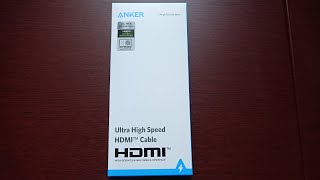 Anker Ultra High Speed HDMI Cable 2.1 Unboxing