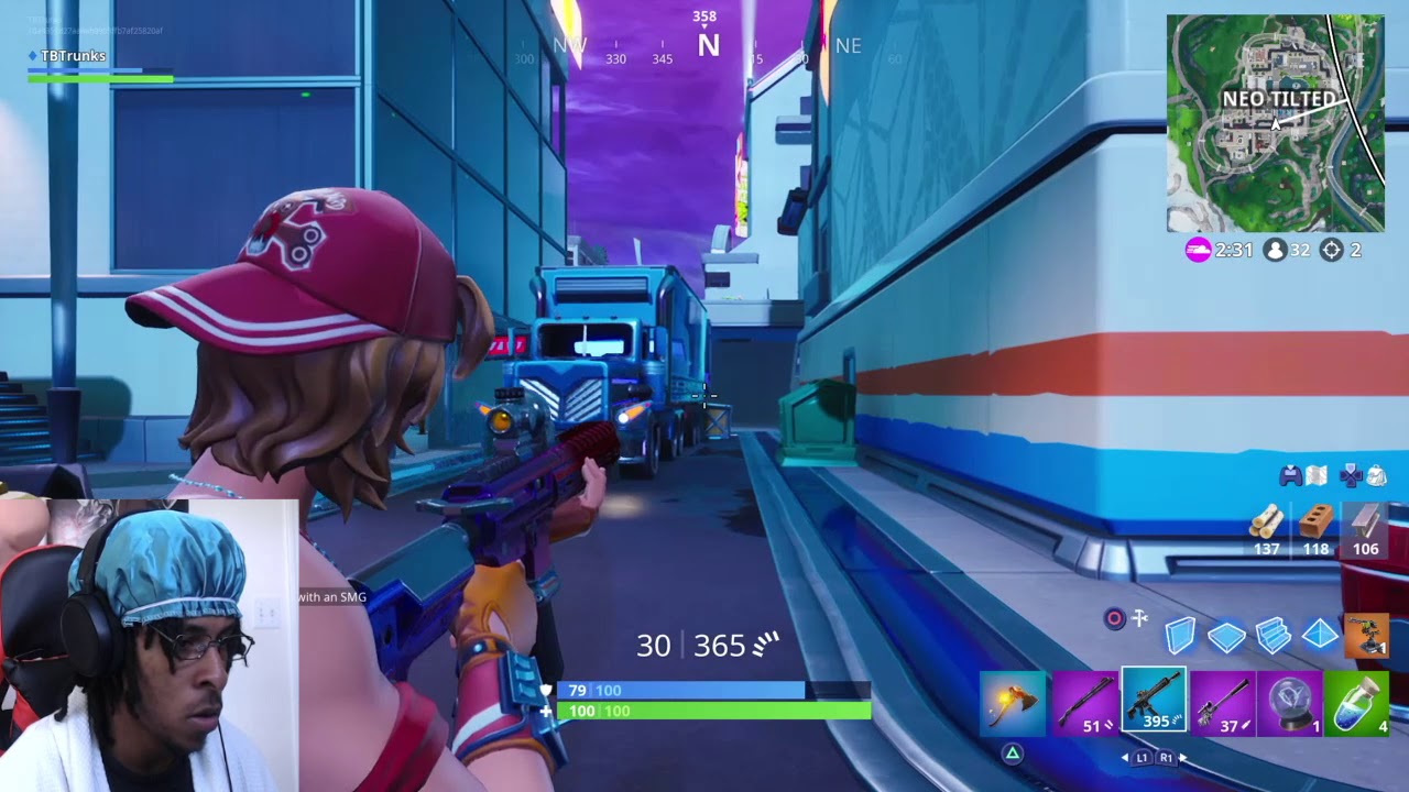 Mama Trunks Plays Fortnite! YouTube