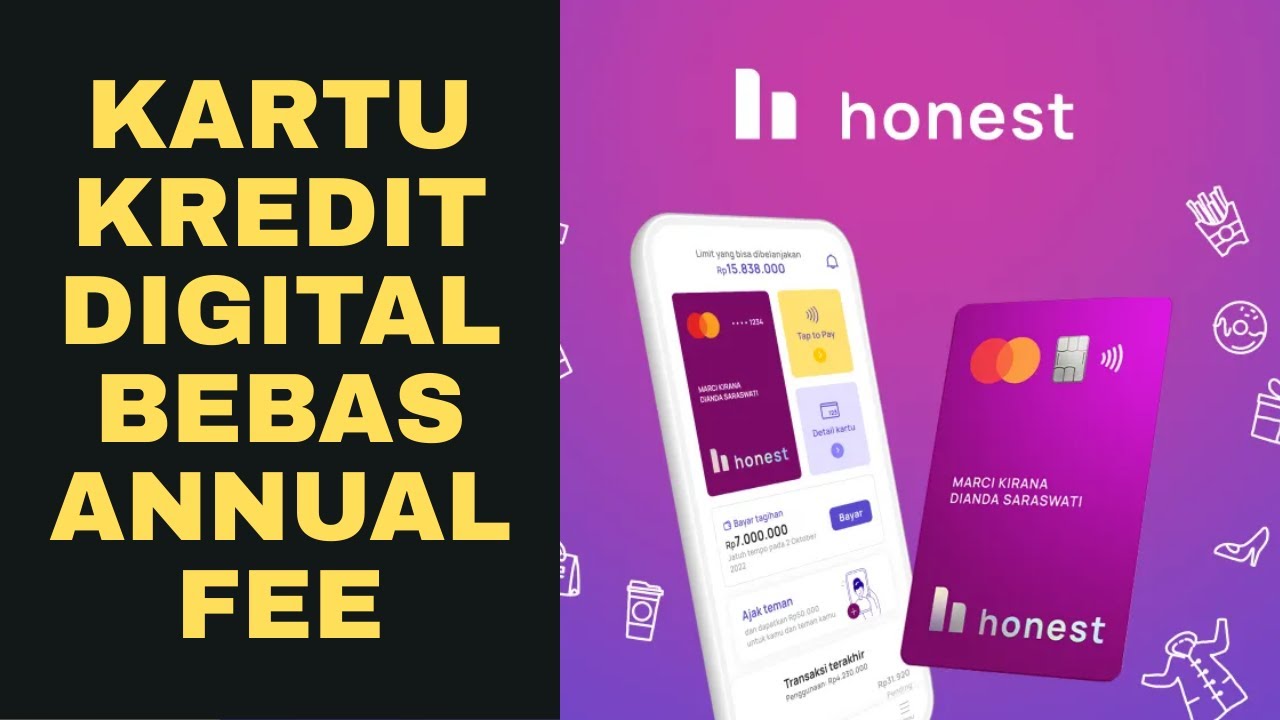 REVIEW JUJUR KARTU KREDIT HONEST CARD // BEBAS IURAN TAHUNAN - YouTube