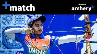 Hazal Burun (Türkiye) v Prithika Pradeep (India) | Match | 2026 Archery World Cup screenshot 4