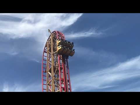 The Big Snake Of Steel | Roller Coaster At Parc Sindibad, Morocco - Youtube