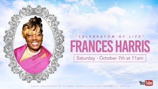 Celebration of Life Frances Harris