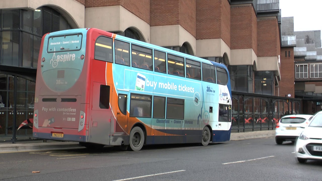 Автобусы Честерфилда, декабрь 2019 года. Съемка Дэйва Спенсера из PMP.