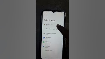 default setting in samsung