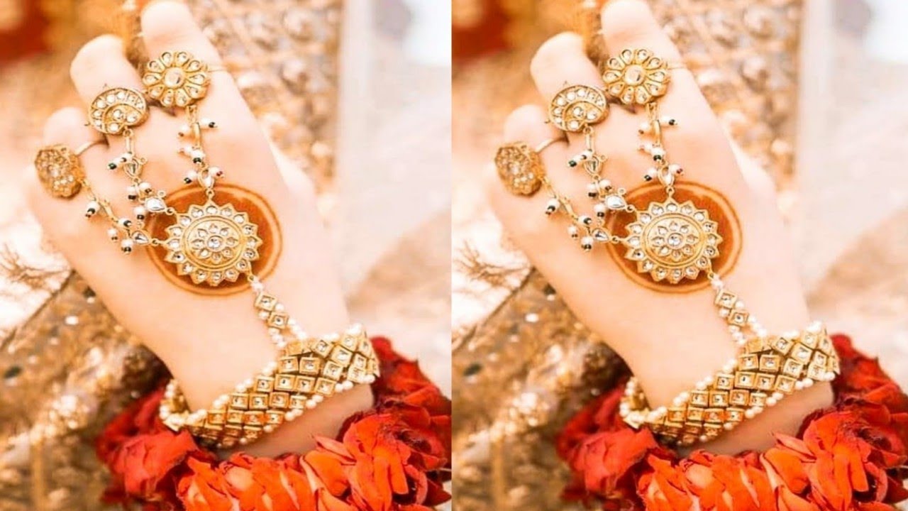Hath phool design || latest hath phool || jewellery bridal design