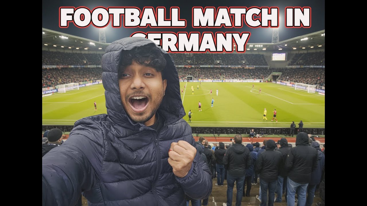 GERMANY లో ఫుట్‌బాల్ మ్యాచ్ చూశాం! మా రియాక్షన్ + ఫుల్ ఫన్! TELUGU VLOG 