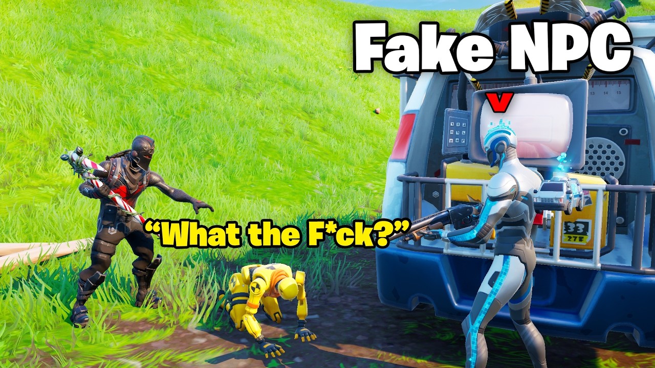 I Became Fake NPCs In OG Fortnite (No NPCs)