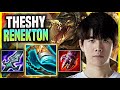 THESHY IS BACK TO KOREA SOLOQ WITH RENEKTON! - IG TheShy Plays Renekton Top vs Camille! | Season 11