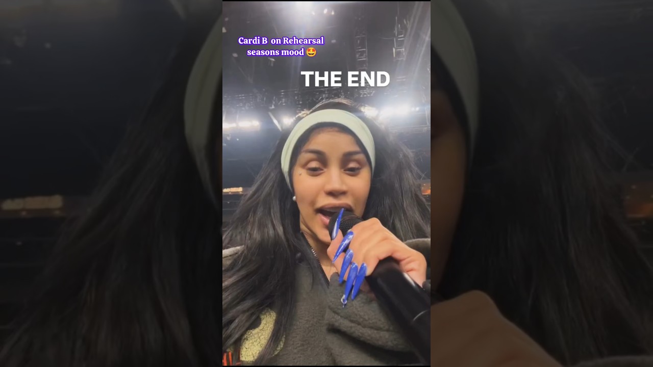 Карди Би о настроении сезона репетиций ❤✨ 