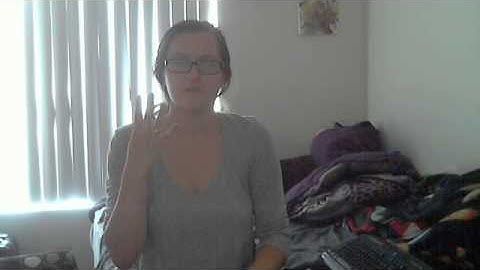 Sign Langauge 102 Lesson 2 Assignment 2