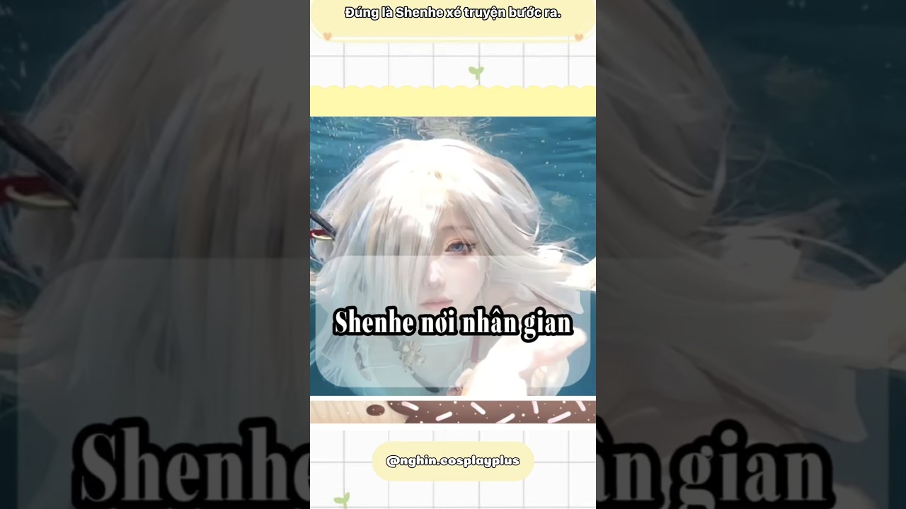 Shenhe nơi nhân gian #cosplay #cosplayer #shenhe #genshinimpact #short