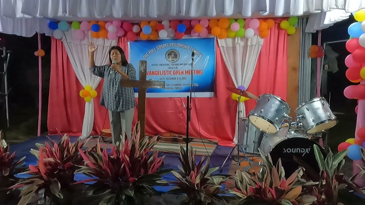 Sunday Evening Service Message by Mrs. Victorya Ch. Sangma Agartala || Evangelastic Open Meeting