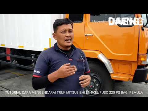 Tutorial belajar mengemudi Truk  Engkel  Mitsubishi Fuso 220 