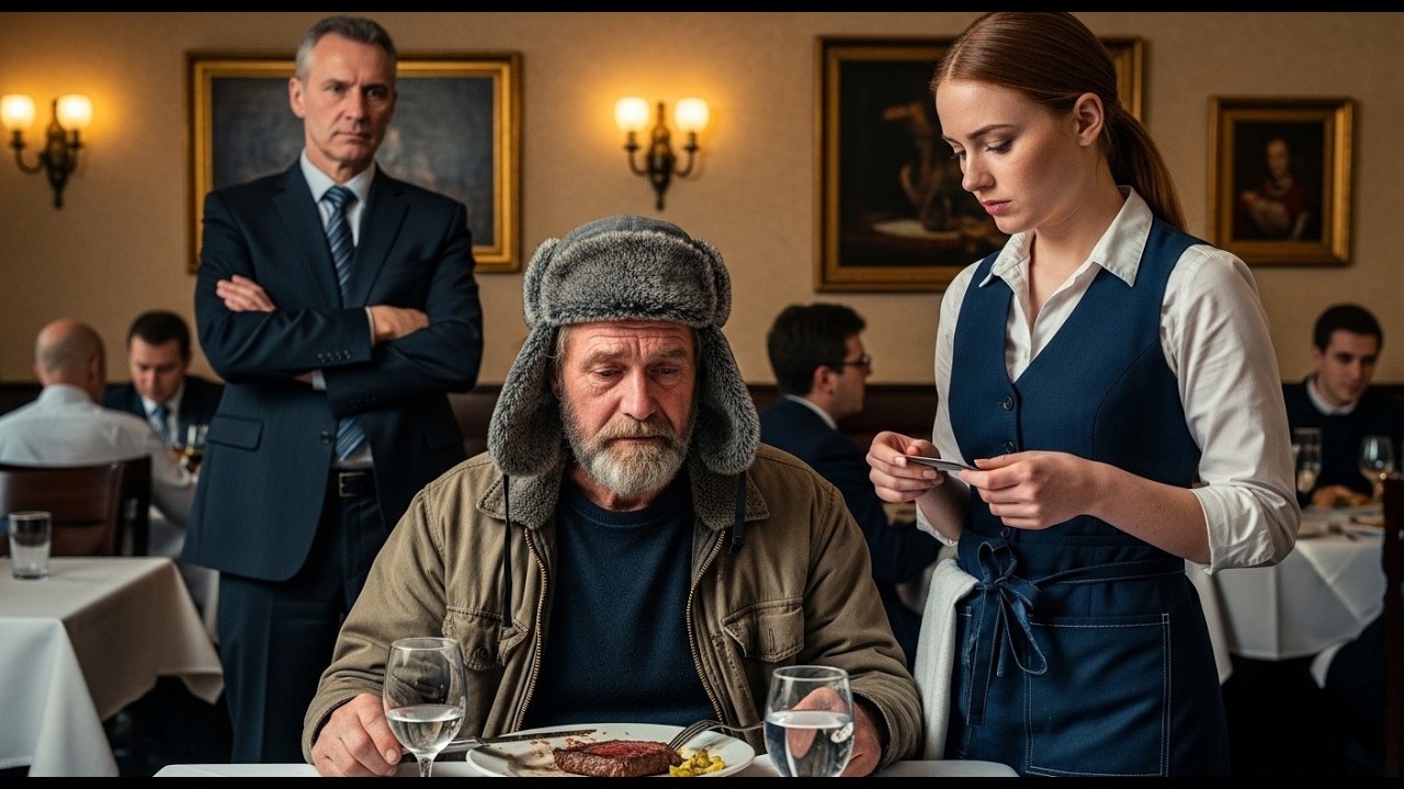 MILIONARUL DEGHIZAT comandă o FRIPTURĂ — chelnerița pune un BILET, iar el ÎNGHEAȚĂ brusc