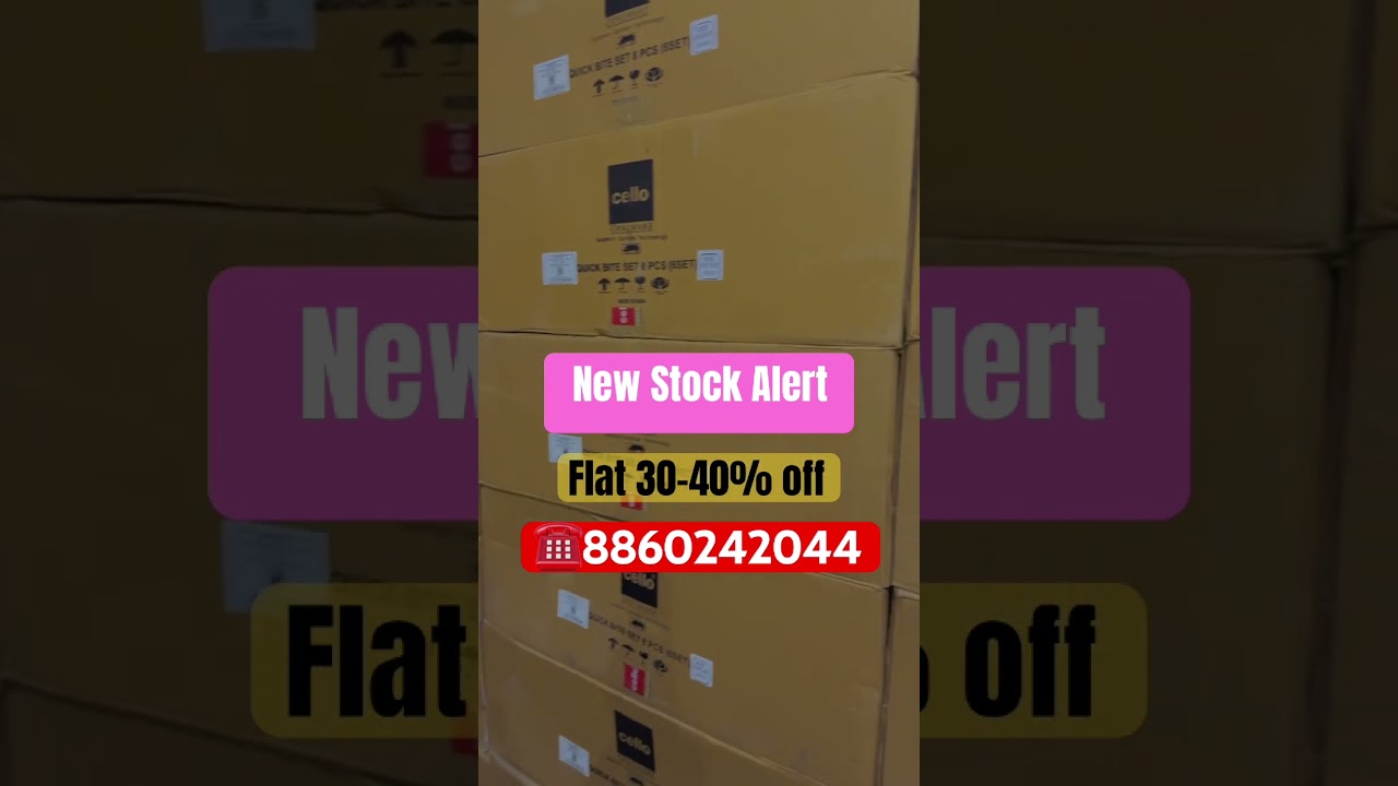 CELLO NEW STOCK ADDED| ORDER SOON TILL STOCK LAST| WHOLESALE MARKET IN DELHI 