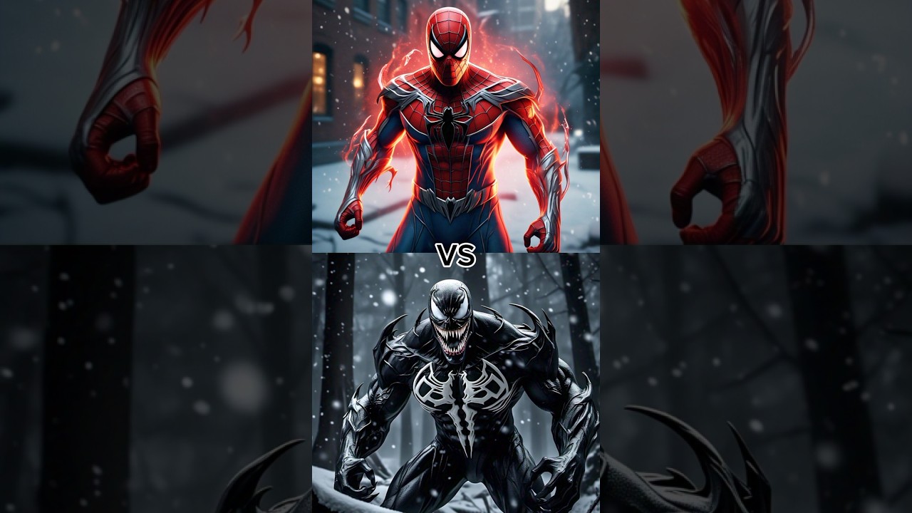 Spiderman Vs Venom Creatures🤯 (horse,shark,bear,wolf,dog, tiger)