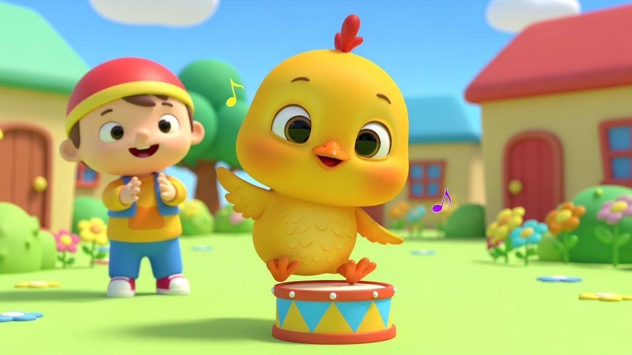 Why Is Baby Chick Tapping the Music Drum? | Funny Toddler Song | Nursery Rhymes