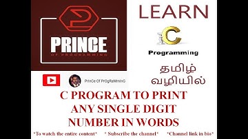 C PROGRAM TO ACCEPT ANY SINGLE DIGIT NUMBER AND PRINT IT IN WORDS