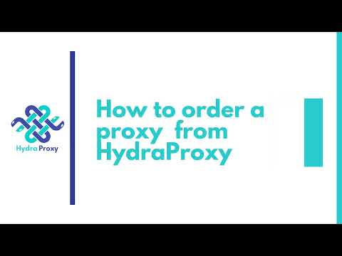 How to order from Hydraproxy