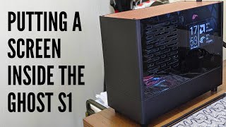 Putting a mini screen inside the Louqe Ghost S1!