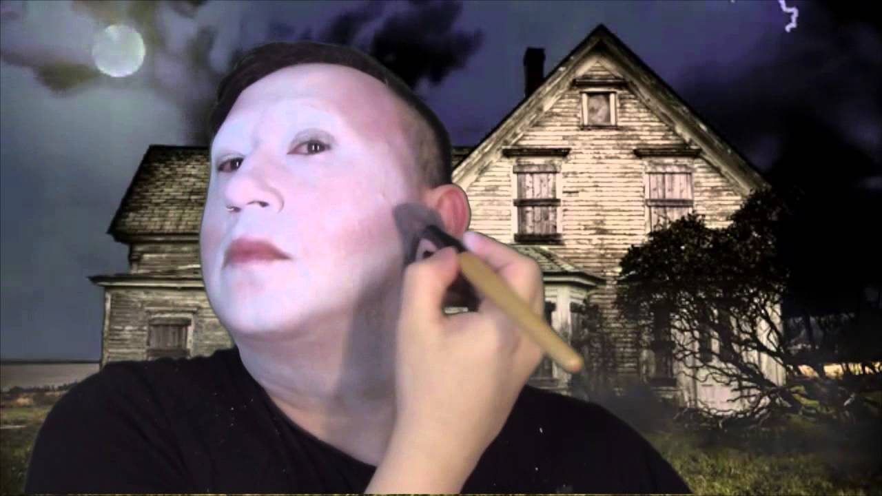 Halloween ghost makeup tutorial by Candy Vanity Heals YouTube