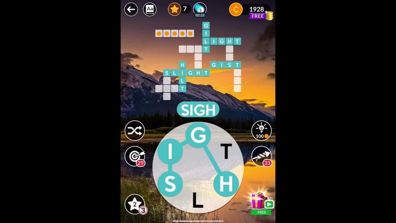 Wordscapes Level 985 - YouTube