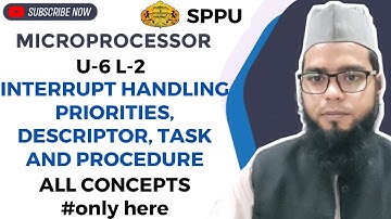 80386 | Handling Interrupts | Microprocessor U6 L2