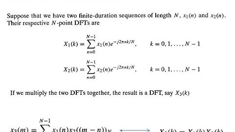 DSP | Symmetry Properties and Circular Convolution