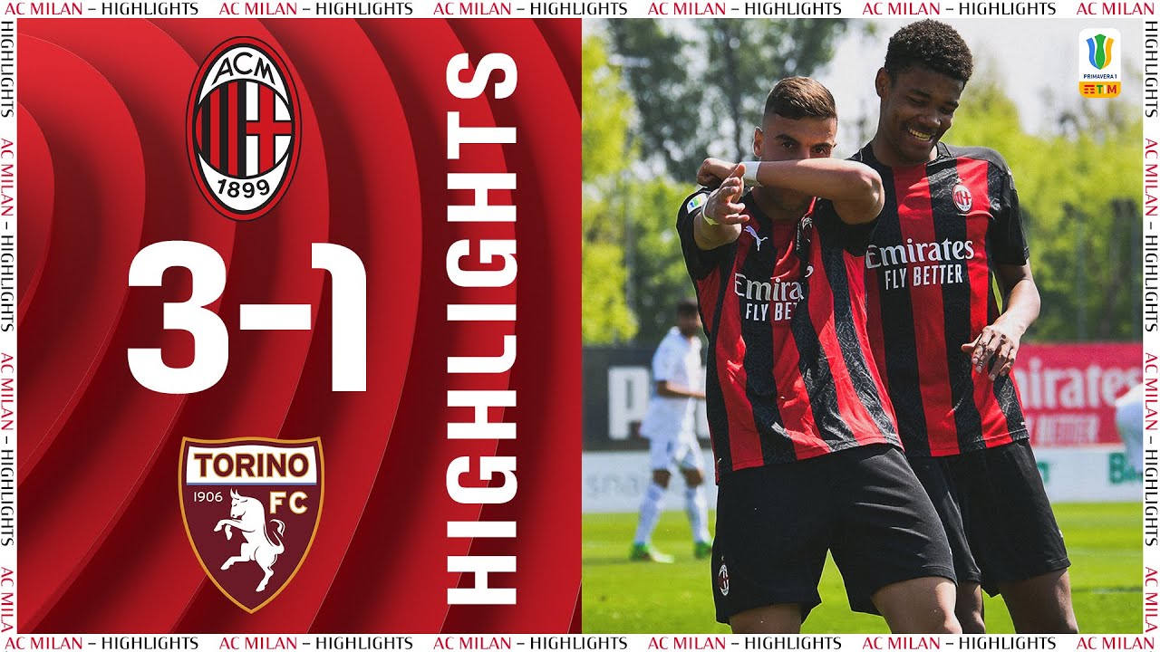 Highlights | AC Milan 3-1 Torino | Matchday 19 Primavera TIM - YouTube