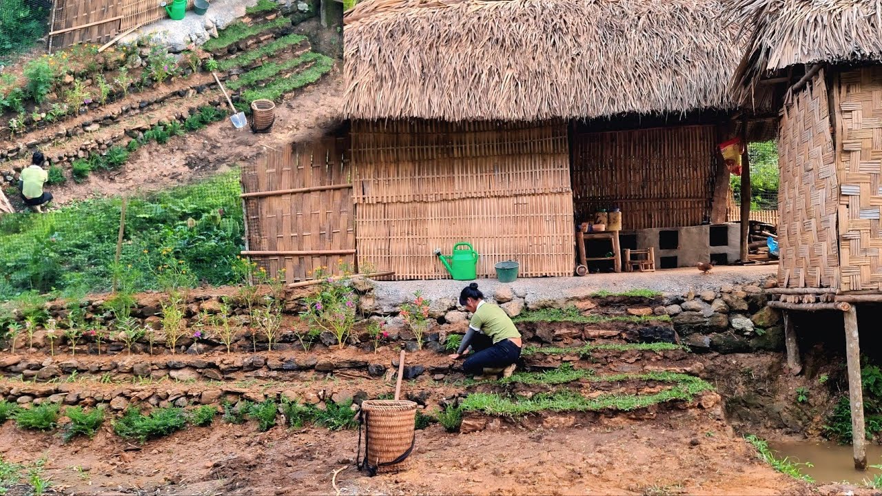 She Builds Her OWN DREAM HOUSE From Scratch! Full video | Tiểu Liễu-17 year old