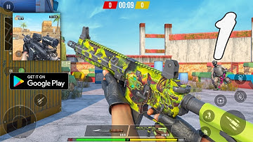 Counter Attack CS Ops Gun Game Gameplay Walkthrough Part 1 (Android)